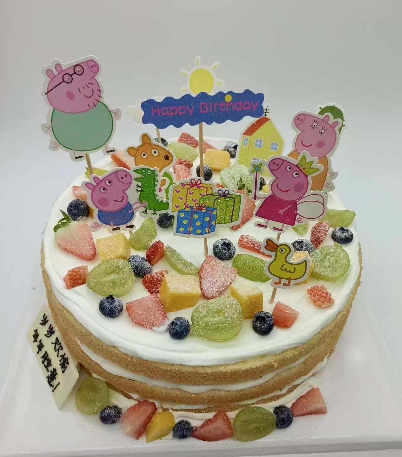 小猪佩奇/巴学园 裸蛋糕