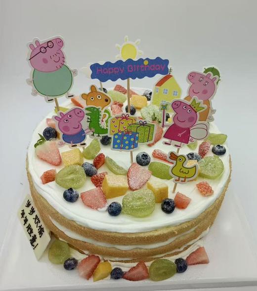 小猪佩奇/巴学园 裸蛋糕 商品图0