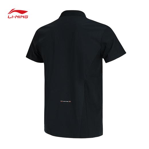 李宁乒乓球服短袖速干衣男款2025新国家队赞助款荣耀翻领T恤透气速干 APLV437 商品图2