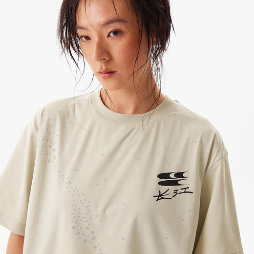 CryingCenter 长江黄河3cm反光银河星星运动速干短袖 哭喊中心 商品图1