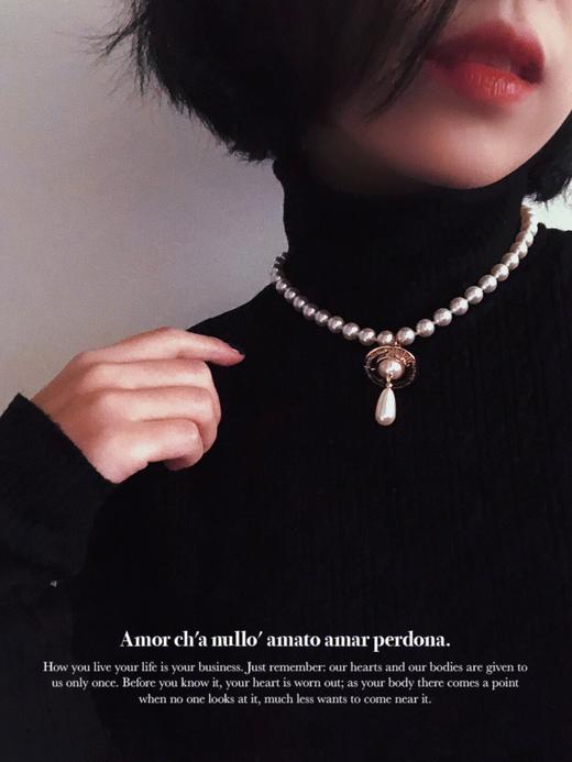 西太后 绝美立体土星水滴珍珠项链（XJ） 商品图8