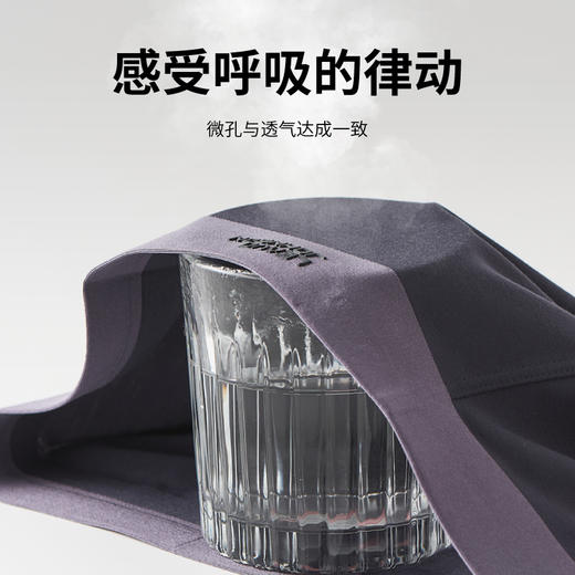 【里奥强森】25001莫奈尔7A抑菌无痕裸感平角内裤（三件装） 商品图3