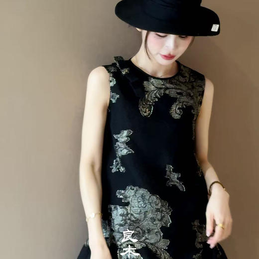 【预售7天】良木礼羊毛提花连衣裙（9147290） 商品图1