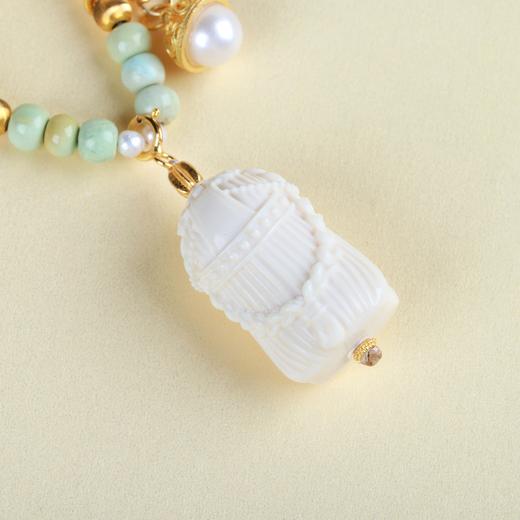 【有愿皆从】猛犸扎基蜜蜡项链 ZX2505269 商品图1