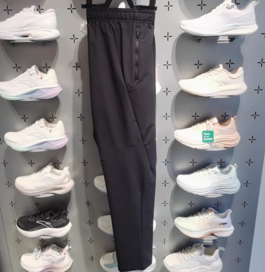 安踏运动裤男士春夏黑色直筒裤健身休闲跑步梭织长裤152517503N 商品图2