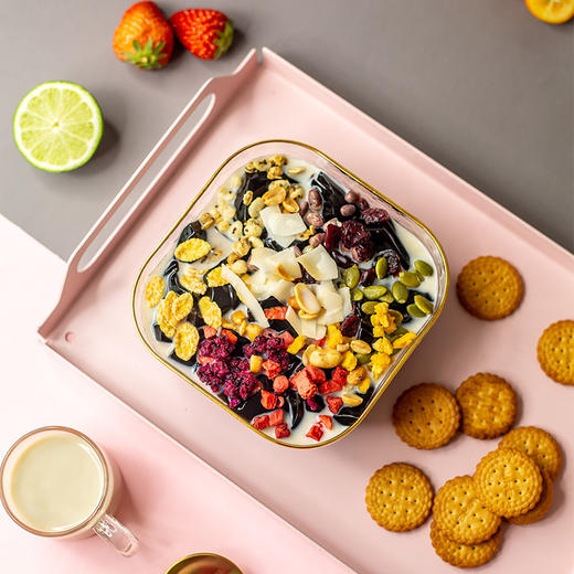 【ManeeKim烧仙草】开盖即食！碗装免煮，超方便 特别适合懒人！精选优质进口原材料！仙草无任何添加，清热祛湿，下火润燥、美容养颜 配料丰富 口感无敌！香脆、甜蜜、Q弹、爽滑 一口惊艳！ 商品图0