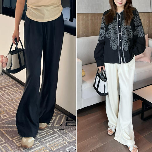 2505506   max 天丝亚麻 两色长裤 商品图0