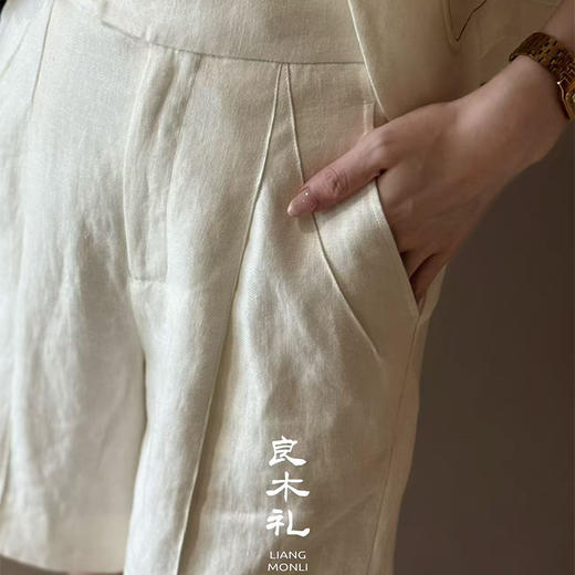 【部分现货】良木礼亚麻套装（2e091-2e044） 商品图2