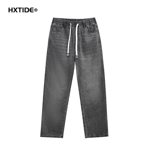 【新品上新】HX 夏季水洗直筒牛仔长裤宽松C201520046101 商品图0