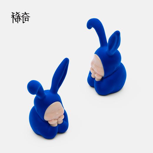 稀奇艺术植绒款兔比比雕塑桌面摆件礼盒装 商品图1