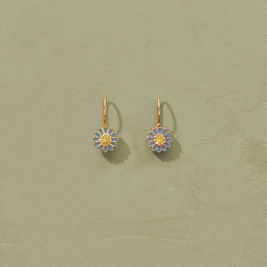 北京仓｜Tityaravy-Sai-花朵 黄水晶 珐琅 吊坠耳环［法国设计师］ 商品图0