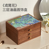 初心| 油画首饰盒多层鸢尾花 商品缩略图0
