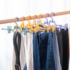 茶花裤架 塑料裤夹子衣架子挂裤子挂架裙夹裤挂衣柜收纳 10支装*2 商品缩略图1