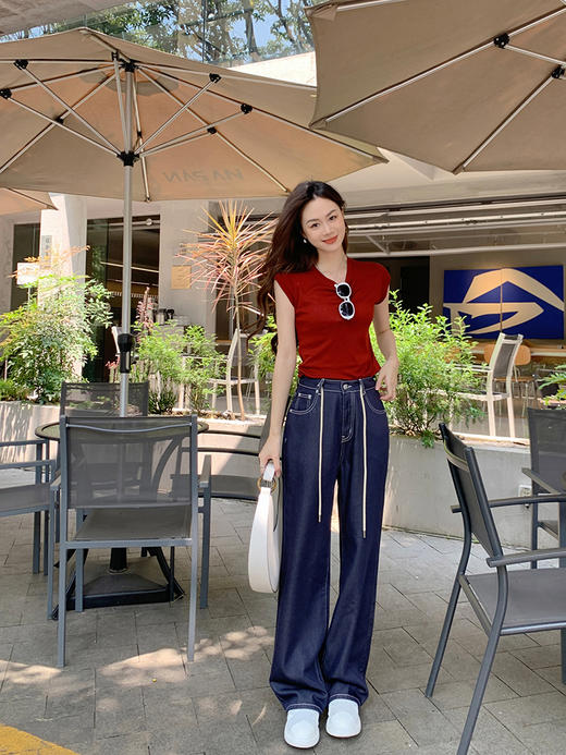 🔥「小飞袖的减法美学」意大利进口莱赛尔天丝  ▫5°微翘飞袖｜藏住手臂肉感 抬手都是纸片人线条 ❗ 商品图10