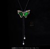 【福叠翩翩】翡翠蝴蝶胸针坠 XZ12503029 商品缩略图0