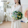 苏苏姐家野趣花束毯手工DIY编织钩针毯子自制4股棉毛线团材料包 商品缩略图1