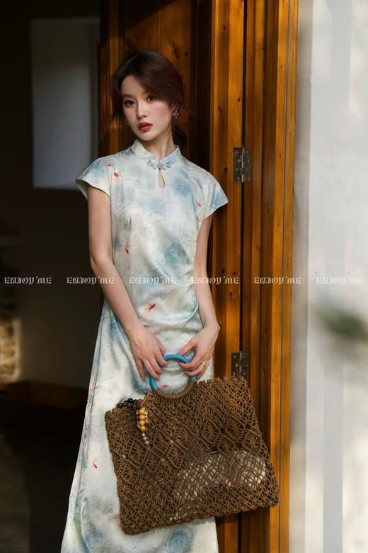 【门店同款】ENJOY夏季云敛-“鸾衿折桂”锦时遇鲤中式旗袍 162897076 商品图6