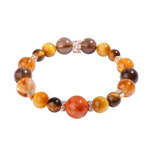 【轻奢招财神器💎】黄塔晶手串，八方纳福✨金色世界尽在腕间！爆款天然黄塔晶水晶手串 女手链 轻奢高级感金霸大综合 商品图4