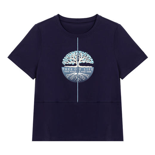 雀说短袖t恤新款夏季爆款女装宽松显瘦正肩上衣洋气半袖体恤衫AL20027 商品图4