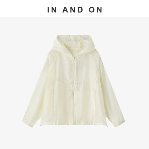 55281  IN AND ON 莱赛尔连帽长袖轻薄外套 商品图1