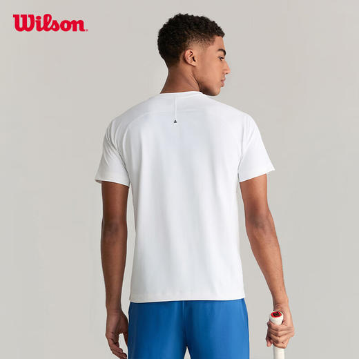 威尔胜（Wilson）夏季新款男士PLAYER凉感吸湿速干防晒训练T恤 WM20057512 商品图2