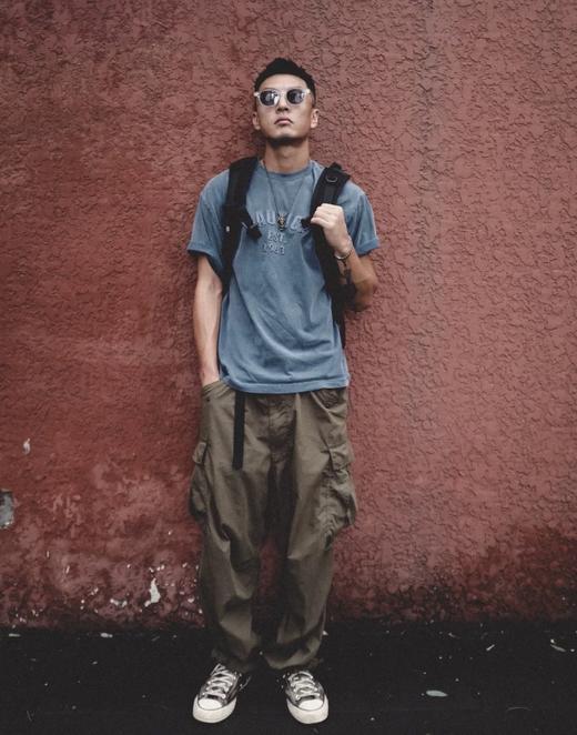 N@ut1ca 1983水洗做旧圆领短袖 TX503 商品图5