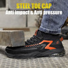劳保鞋男女同款防砸防刺轻便夏季透气带钢板耐磨工地鞋 商品缩略图5