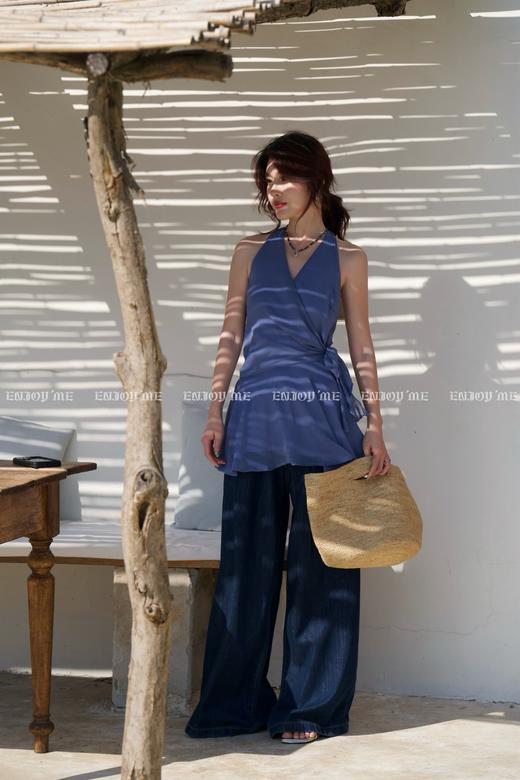 【门店同款】ENJOY夏季“悠然之境”甜辣挂脖小衫 162694236 商品图13