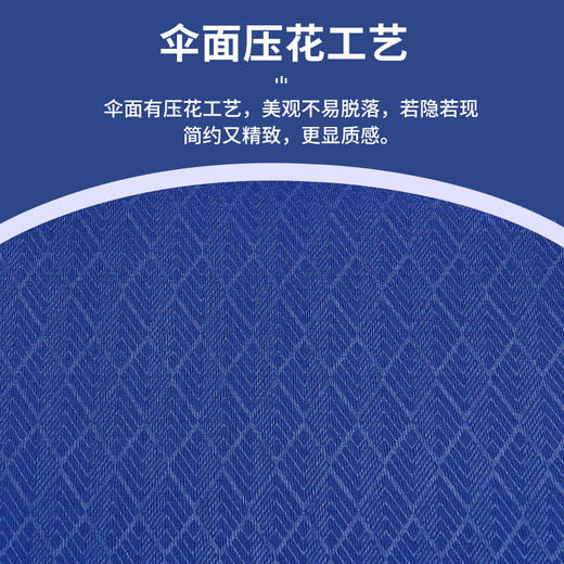 红叶三折压花黑胶伞3727 商品图1