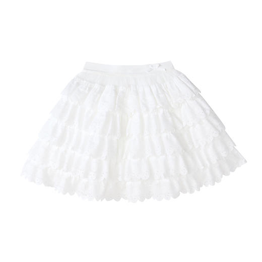 笛莎Deesha 童装女童半裙女童芭蕾风层叠花边蛋糕裙 商品图4