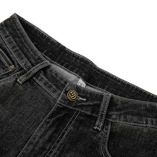 【新品上新】HX 夏季水洗牛仔九分裤修身Y210520002101 商品图2