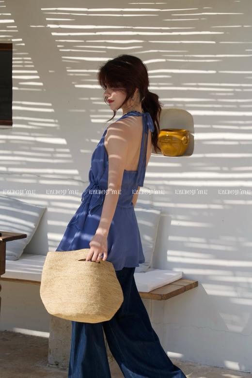 【门店同款】ENJOY夏季“悠然之境”甜辣挂脖小衫 162694236 商品图10