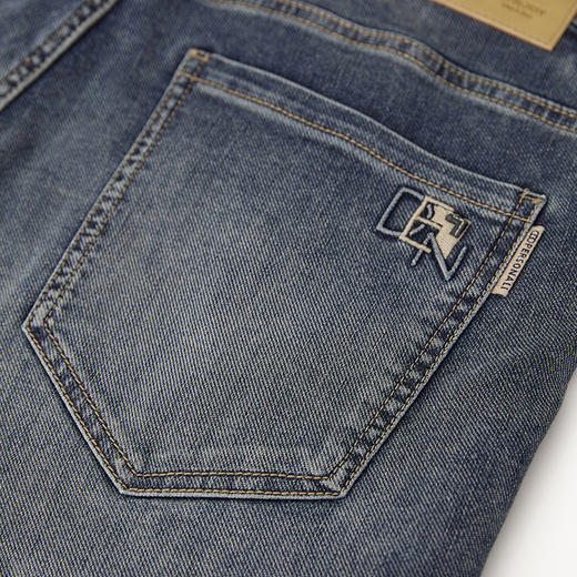 【新品上新】HX 夏季水洗牛仔合体五分裤S207522057101 商品图8