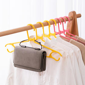 茶花 大衣架 晾衣架子42cm 衣服架衣挂架晒衣架衣服撑子挂衣架 10支装*2