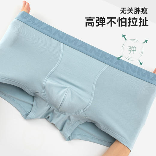 【59元3条】草本初色莫代尔男士无痕内裤 商品图3