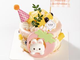 【欢乐六一】4英寸六一动物奶油分享蛋糕2选1【5月28日-6月1日提货】