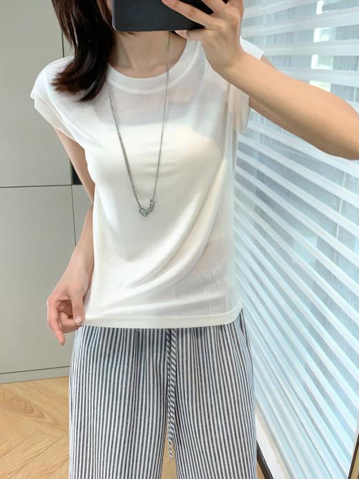 🔥「小飞袖的减法美学」意大利进口莱赛尔天丝  ▫5°微翘飞袖｜藏住手臂肉感 抬手都是纸片人线条 ❗ 商品图2