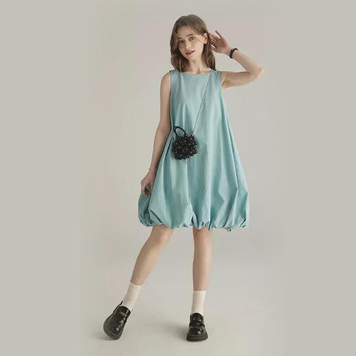 裁缝学苑AH08无袖圆领背心花苞裙连衣裙纸样女装裙子样板图纸 商品图3