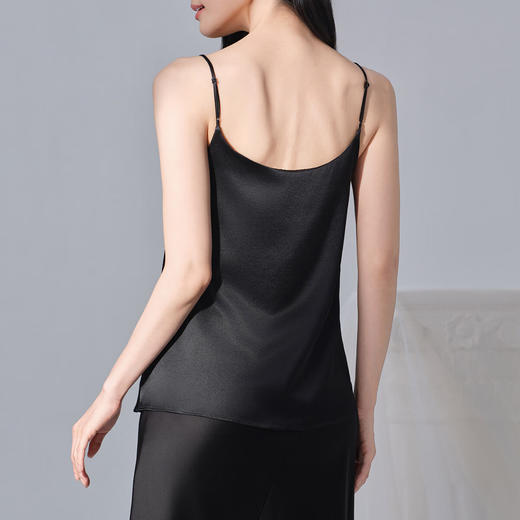【3F】安莉芳带杯垫吊带女士舒适打底上装可外穿家居服ED00448 黑色 商品图2