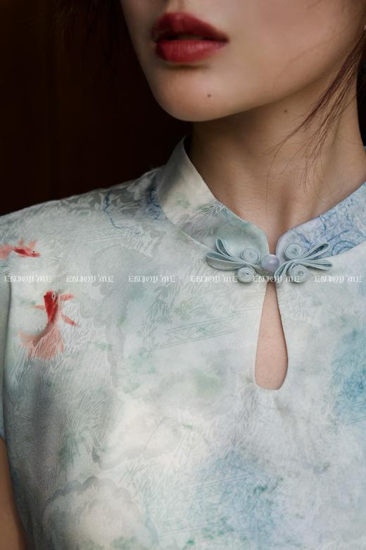 【门店同款】ENJOY夏季云敛-“鸾衿折桂”锦时遇鲤中式旗袍 162897076 商品图5