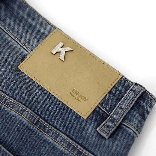 【新品上新】HX 夏季水洗牛仔合体五分裤S207522057101 商品图7