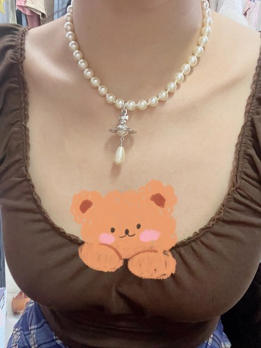 西太后 绝美立体土星水滴珍珠项链（XJ） 商品图13