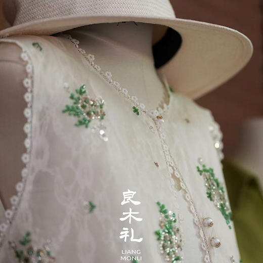 【预售7天】良木礼真丝珠串马甲（734） 商品图2