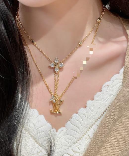 驴家 钻叶双流苏项链（XJ） 商品图9