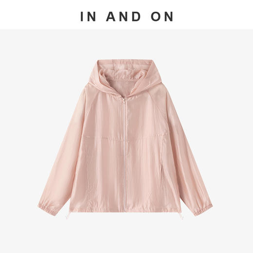 55281  IN AND ON 莱赛尔连帽长袖轻薄外套 商品图3