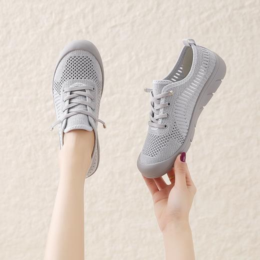 泉州女鞋 波浪纹高弹飞织鞋2603 商品图4