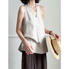 雀说新款高级感极简风V领挂脖背心上衣高级感显瘦AL28754 商品缩略图3