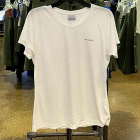 Columbia/哥伦比亚 女士夏季吸湿透气运动插肩短袖圆领T恤