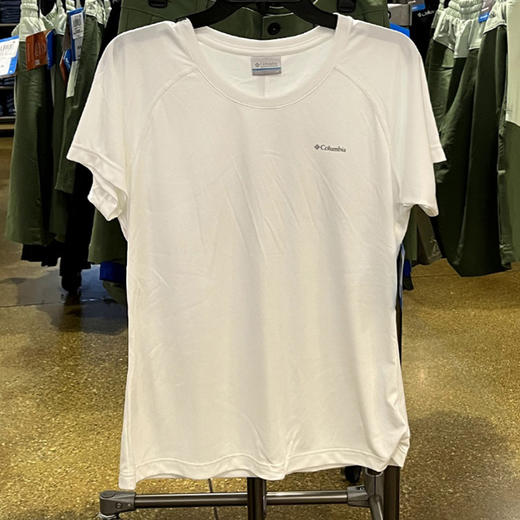 Columbia/哥伦比亚 女士夏季吸湿透气运动插肩短袖圆领T恤 商品图0
