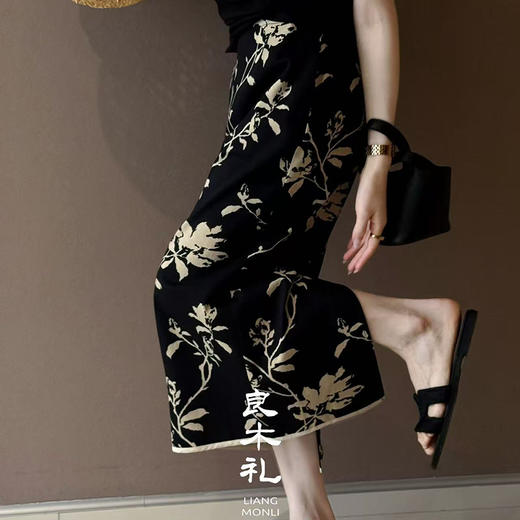 【预售7天】良木礼印花半裙（0981） 商品图0